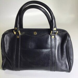 Goldphiel Boston Bag Euc, Black Leather